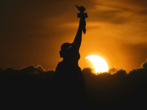 Du Canada à la Russie, les plus belles photos de l'éclipse solaire annulaire 