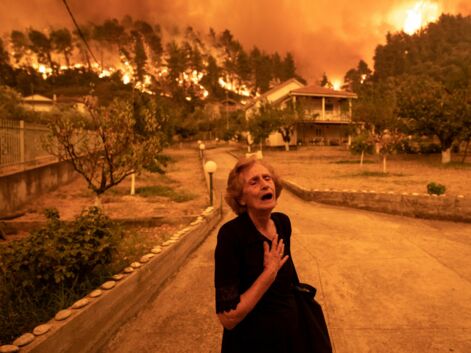 Les incendies en Grèce en 10 images fortes