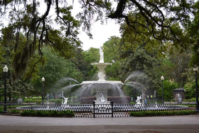 Forsyth Park de la ville de Savannah
