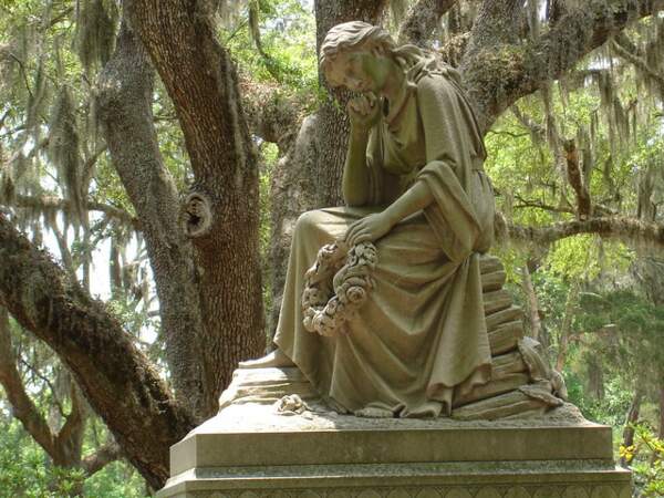Le cimetière de Bonaventure de la ville de Savannah