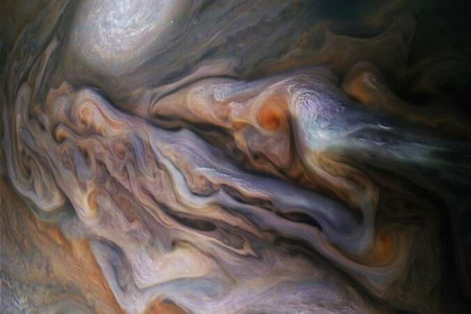 Les détails incroyables de la planète Jupiter.