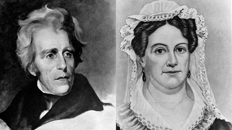 1828 : Andrew Jackson et son épouse font scandale