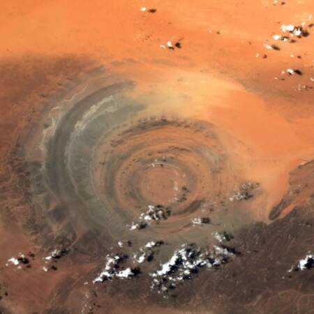 "L'oeil de l'Afrique", la structure de Richat, Mauritanie