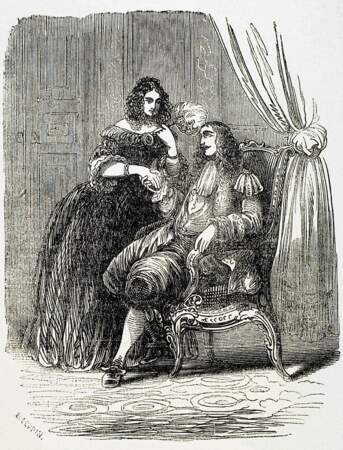 Madame de Montespan, giflée devant la cour de Versailles