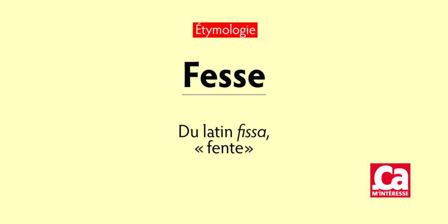 Fesse, du latin fissa