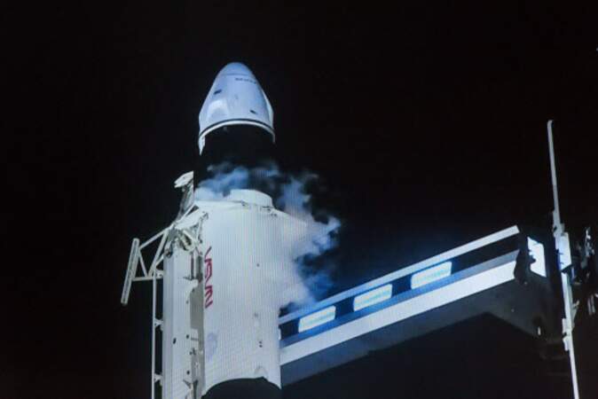 23 avril : Décollage de la capsule Crew Dragon, de Space X 