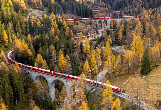Suisse : le train le plus long du monde