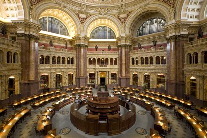 La bibliothèque du Congrès américain : la plus fournie au monde