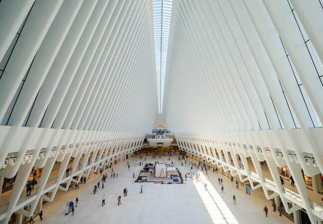 La station du PATH World Trade Center, à Manhattan, aux États-Unis 2/2