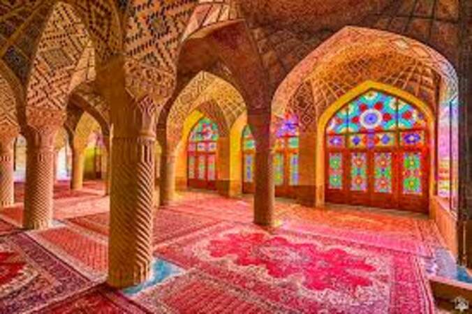La mosquée iranienne de Nasir ol-Molk